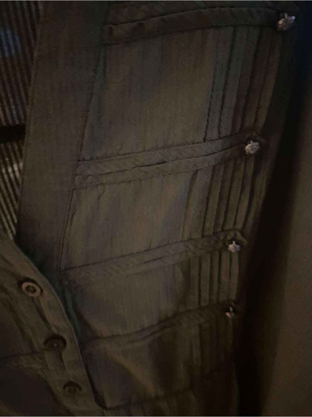 Torrid 3 3x Military Lightweight Shirt - Picture 4 of 5